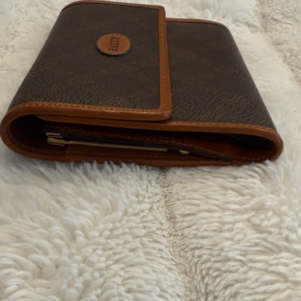 Bally Vintage Monogram Compact Wallet - Picture 3 of 16
